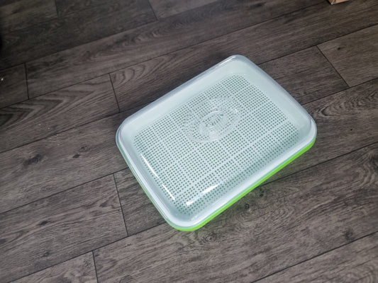 Microgreen Growing Trays 3pc Sets - Soil Free - Easy Grow